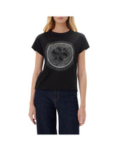 GUESS 1 USCITA Guess T-Shirt Cn Ss 4G Shaded Hotf Donna Nero Nero